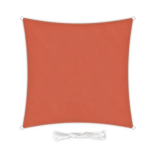 Blumfeldt Čtvercová sluneční clona, 3 x 3 m, polyester, prodyšná