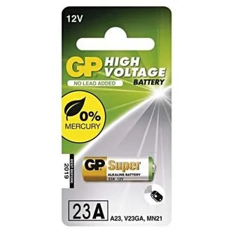 GP Jednorázová alkalická baterie A23, 1-pack