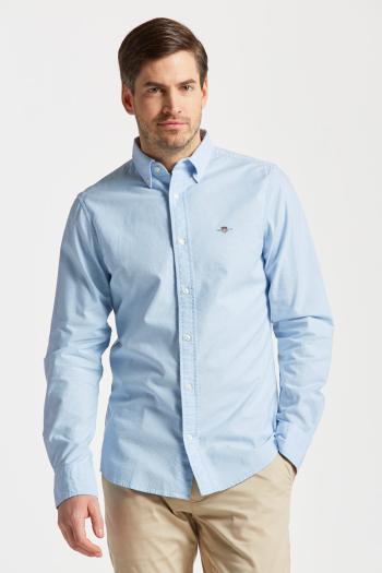 KOŠILE GANT SLIM OXFORD STRETCH SHIRT CAPRI BLUE