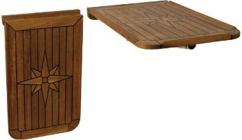 Talamex Teak Tabletop Balcony Lodní stolek, Lodní skládací židle