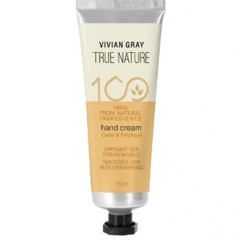 Vivian Gray Krém na ruce True Nature Cedar & Patchouli (Hand Cream) 75 ml