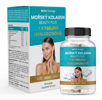 MOVit Energy Mořský Kolagen Beauty Plus + Kyselina hyaluronová 90 tablet