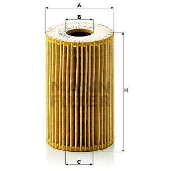 MANN-FILTER HU715/4x pro vozy BERTONE, BMW (HU715/4x)