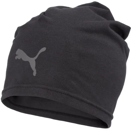 Puma SLOUCHY CUFFLES BEANIE Běžecká čepice, černá, velikost ADULT