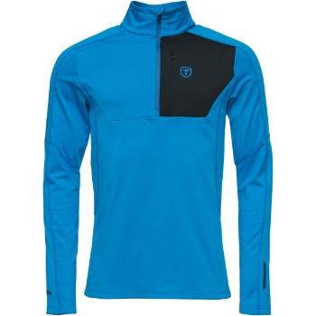 TENSON TXLITE HALF ZIP Pánská mikina, modrá, velikost