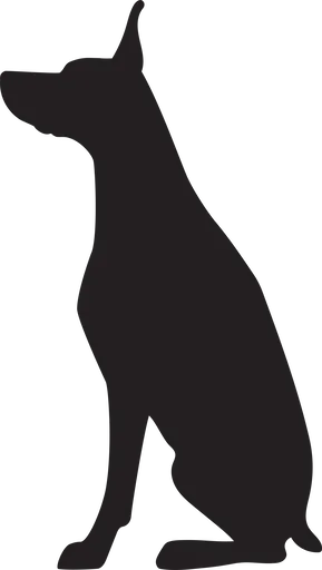 Vsepropejska Dobrman 3 dřevěná dekorace na zeď Rozměr (cm): 25 x 38