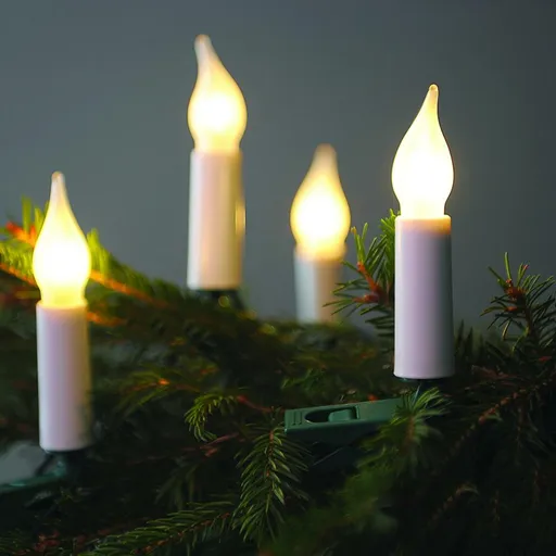 Prodloužení pro soupravu Gloria SVP-16 Imitace plamene, 16 bílých LED Filament 14V/0,2W, bez trafa