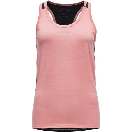 Devold RUNNING MERINO 130 TANK Dámské tílko, růžová, velikost