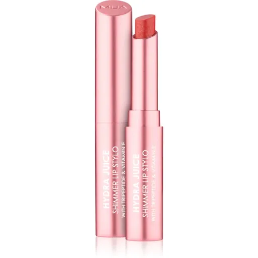 MUA Makeup Academy Hydra Juice Peptide Shimmer Lip Stylo třpytivá rtěnka s vyživujícím účinkem odstín Berry Bliss 1.5 g