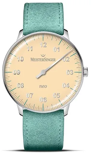 MeisterSinger Neo Special S-NES935S - Světle zelený kožený řemínek