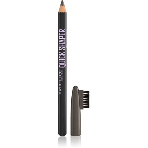 MAYBELLINE NEW YORK Quick Shaper precizní tužka na obočí s kartáčkem odstín 05 Deep Brown 1 ks