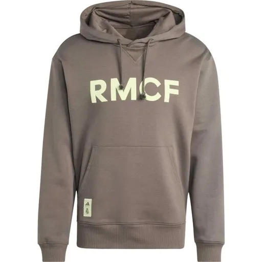 adidas REAL MADRID SEASONAL HD Pánská mikina, šedá, velikost