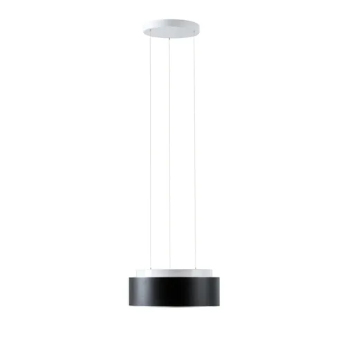 OSMONT ERI71353 ERIS LEC2 závěsné skleněné svítidlo bílá / bílo - černá IP40 3000/4000 K 18W LED