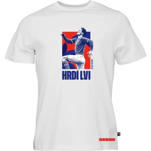 Puma FAČR HRDÍ LVI KREJČÍ Pánské triko, bílá, velikost