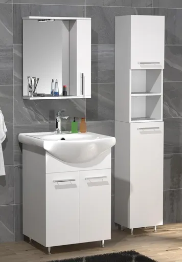 VCM 4dílná umyvadlová skříňka Lisalo M, bílá