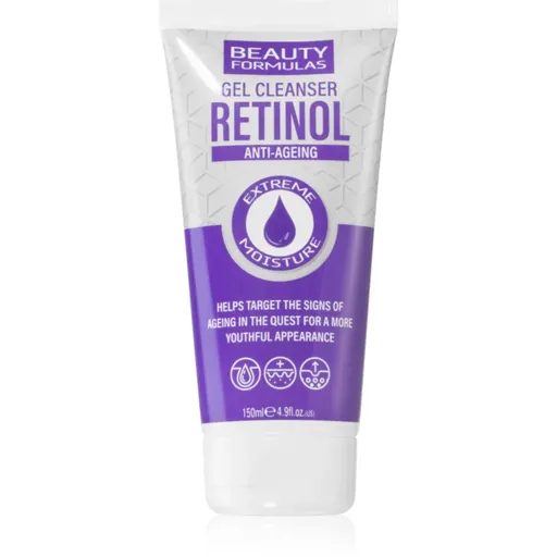 Beauty Formulas Retinol hloubkově čisticí gel proti vráskám 150 ml