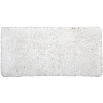 Koberec Shaggy 80 x 150 cm bílý CIDE, 163263 (beliani_163263)