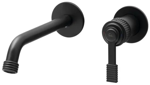 SAPHO VERSI podomítková umyvadlová baterie, černá mat RV018/15