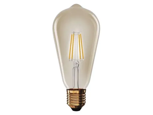 Žárovka LED E27 4,5W ST64 bílá teplá EMOS Z57032 Vintage