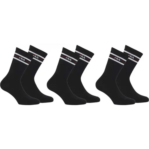 Fila LIFESTYLE PLAIN SOCKS Ponožky, černá, velikost 35-38