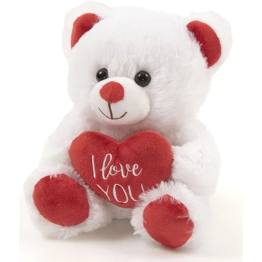 Plyšový medvídek se srdíčkem 20 cm
