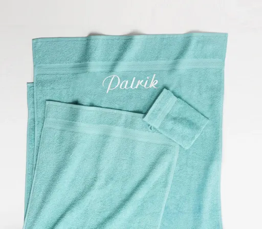 Froté ručník s výšivkou