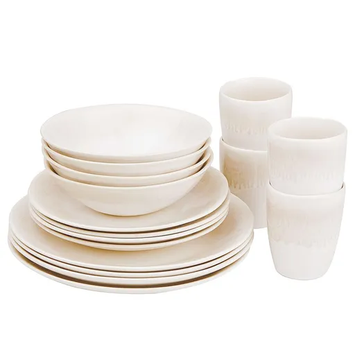 ATLANTIS Sada nádobí 16 ks - béžová