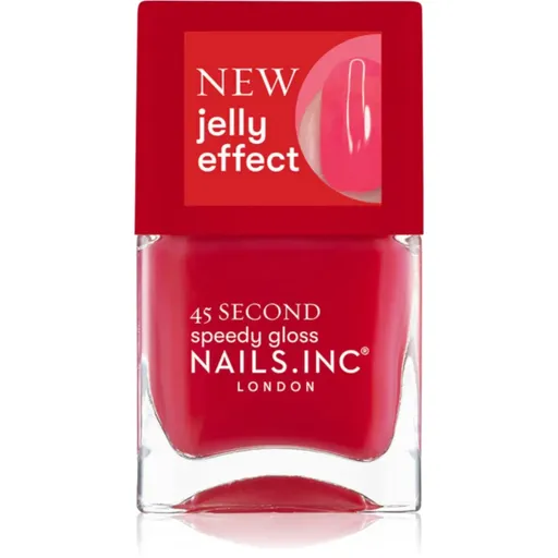 Nails Inc. 45 Second Speedy Gloss rychleschnoucí lak na nehty odstín Aria 14 ml