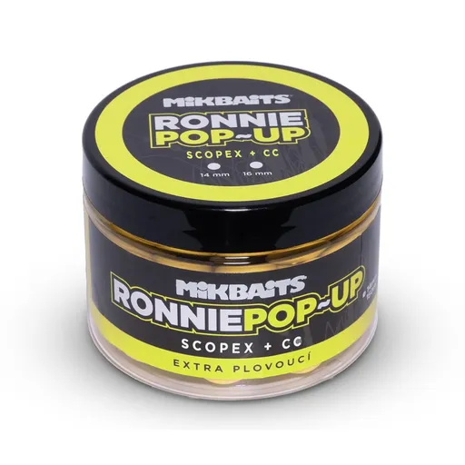 Mikbaits Ronnie pop-up 150ml - Scopex + CC 14mm,Mikbaits Ronnie pop-up 150ml - Scopex + CC 14mm