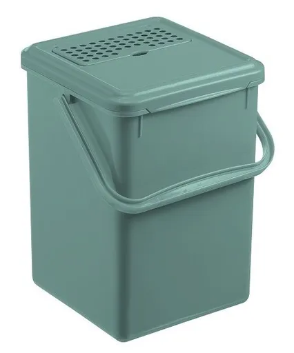 Rojaplast 91567 Kompostovací kbelík, 8 L, s uhlíkovým filtrem, zelený