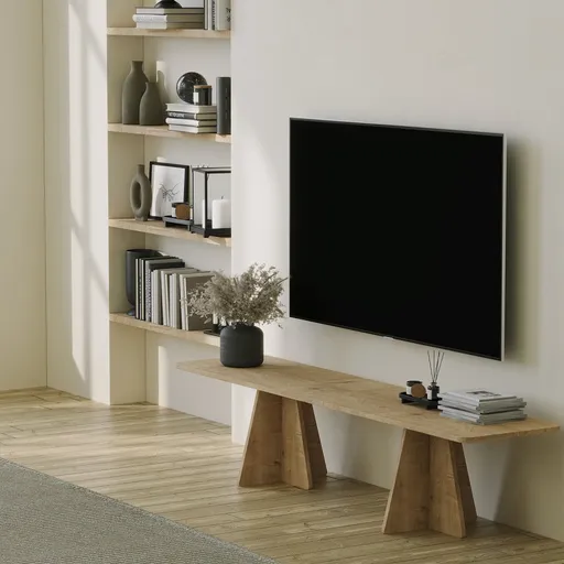TV stolek Mushroom - Sapphire Oak