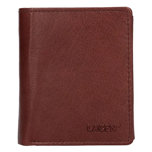 Pánská kožená peněženka Lagen Xaver - hnědá