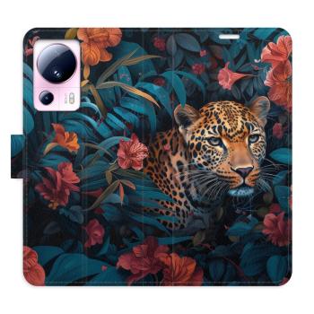 Flipové pouzdro iSaprio - Flower Jaguar 02 - Xiaomi 13 Lite