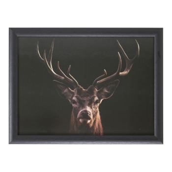 Podnos na nohy s jelenem Black Deer  - 43*33*7cm RNLTZW