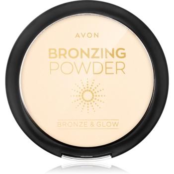 Avon Bronze & Glow bronzující pudr odstín Golden Bronze 13,5 g