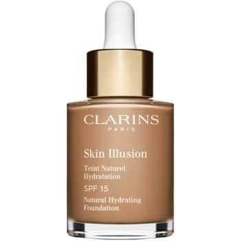 Clarins Skin Illusion Natural Hydrating Foundation rozjasňující hydratační make-up SPF 15 odstín 113C Chestnut 30 ml