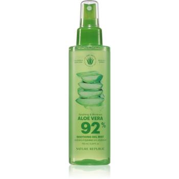 NATURE REPUBLIC Soothing & Moisture Aloe Vera 92% Soothing Gel Mist chladivá a osvěžující mlha se zklidňujícím účinkem 155 ml