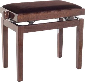 Bespeco SG 101 Dřevěná stolička ke klavíru Walnut