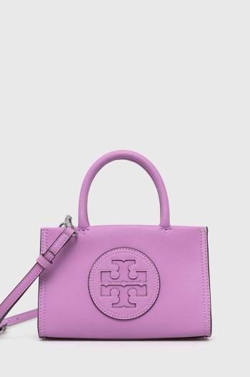 Kabelka Tory Burch Ella Bio Mini Tote- Bright Amethyst fialová barva