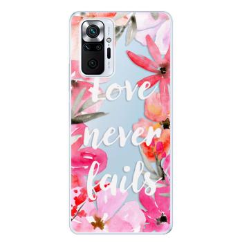 Odolné silikonové pouzdro iSaprio - Love Never Fails - Xiaomi Redmi Note 10 Pro