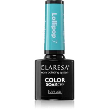 Claresa SoakOff UV/LED Color Lollipop gelový lak na nehty odstín 5 g
