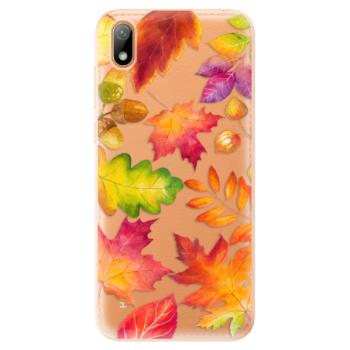 Odolné silikonové pouzdro iSaprio - Autumn Leaves 01 - Huawei Y5 2019