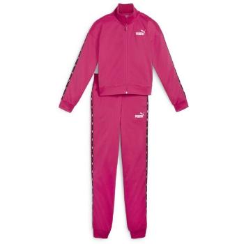 Puma ESSENTIALS TAPE TRICOT SUIT CL G Dívčí souprava, růžová, velikost