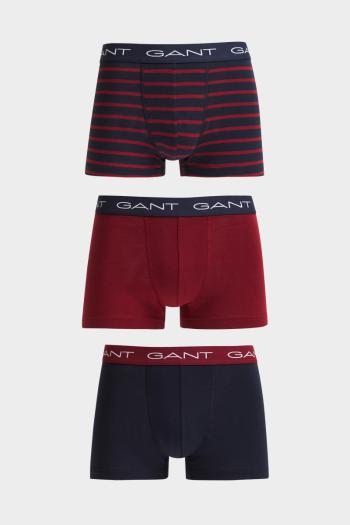 SPODNÍ PRÁDLO GANT STRIPE TRUNK 3-PACK EVENING BLUE