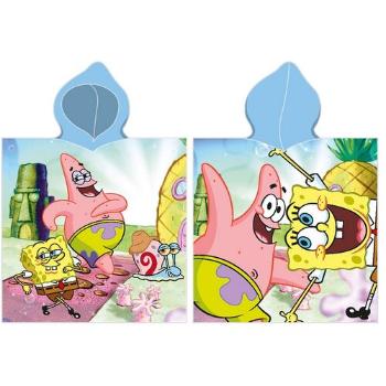 Carbotex Dětské pončo Sponge Bob a Patrick, 55 x 110 cm