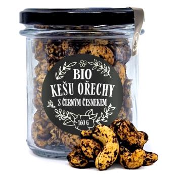 NATU Kešu orechy s čiernym cesnakom BIO 160 g