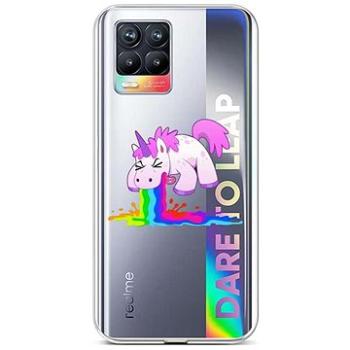 TopQ Realme 8 silikon Rainbow Splash 61564 (Sun-61564)