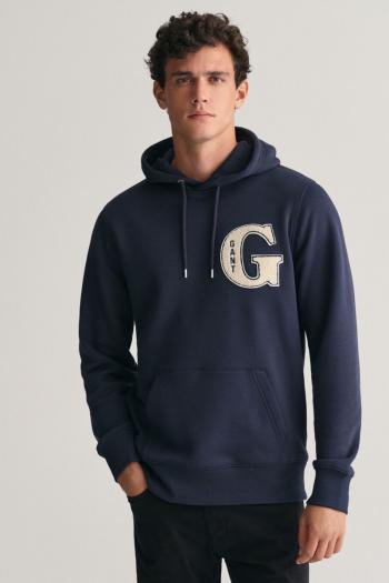 MIKINA GANT G GRAPHIC HOODIE EVENING BLUE