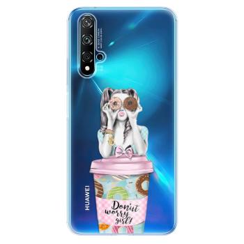 Odolné silikonové pouzdro iSaprio - Donut Worry - Huawei Nova 5T