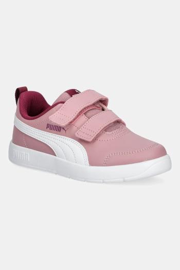 Detské tenisky Puma Courtflex V3 fialová farba, 397642